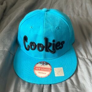Cookies New league blue snap back hat